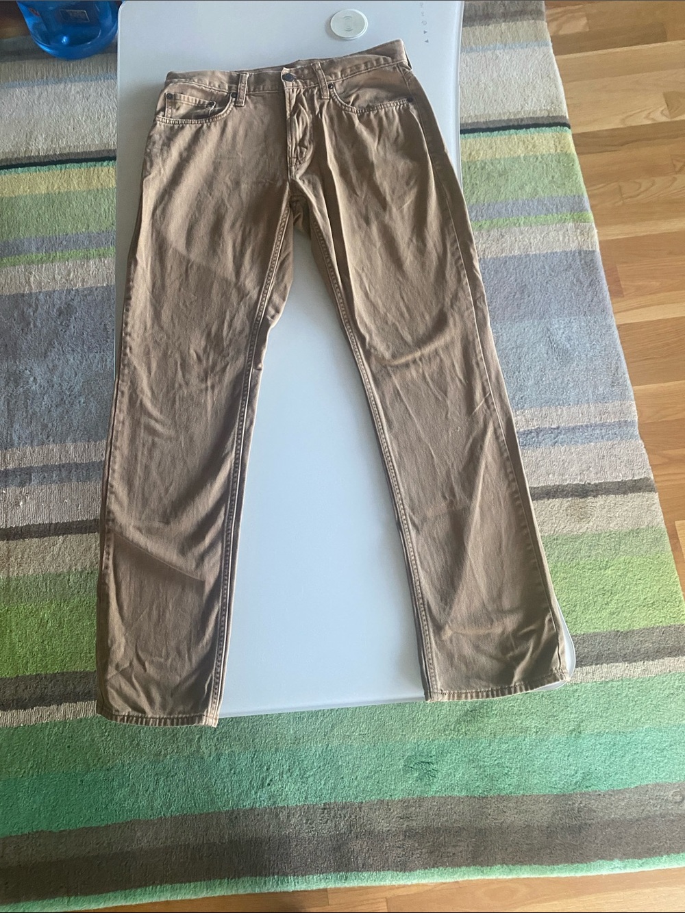 Old Navy Men's Khaki Cotton Chinos - Light Brown
